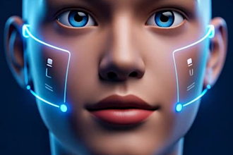 create humanoid rig with facial rig and blend shapes
