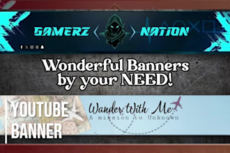 design outstanding social media covers, banners, and profile pictures