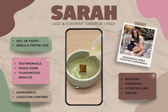 create italian ugc videos for your brand