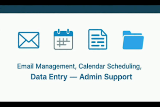 be your virtual assistant for email and admin tasks