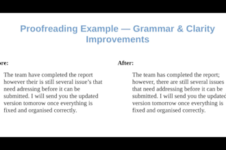 proofread your short documents