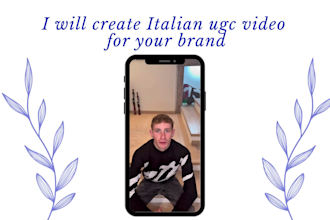 create italian ugc videos for your brand