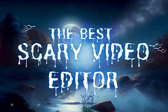 edit scary stories video for youtube, tiktok or instagram