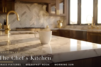 create a cinematic real estate listing video and reels