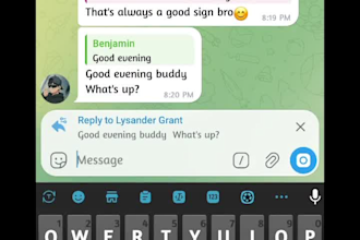 be your telegram community manager or admin with 30 chatter