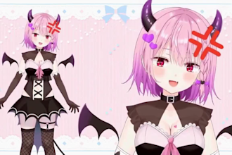 live2d vtuber design and rig live2d vtuber model anime vtuber for vtube studio