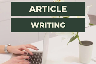 do SEO article writing, blog post writing and content writing