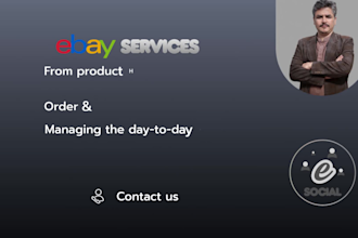 be your expert ebay virtual assistant for store management and SEO listing