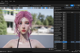 cartoon avatar for animaze,rig3d for livestream,glb talkinghead,vcc,arkit,viseme