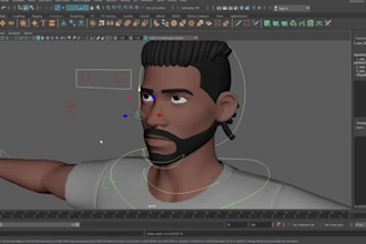 create 3d character rigging, modeling, blender animation and skinning
