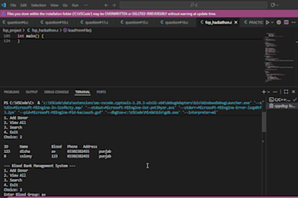 develop custom c programming projects and console applications