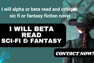 beta read, critique, and evaluate your romance novel