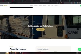 build a modern landing page with custom admin panel using next js and ia