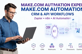 build make com automation made com make com API and zapier expert make scenario