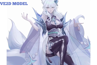 rig and design nsfw live2d vtuber model 2d vtuber rigging vroid for vtube studio