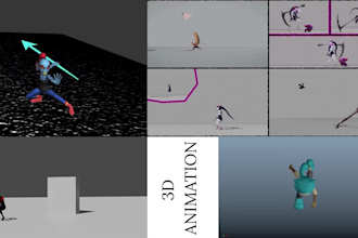do 3d game character animation 3d modelling ue5 game character model 3d cartoon
