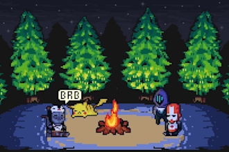 create pixel art backgrounds for games and streams