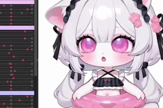design live 2d vtuber model male vtube studio rigging live2d anime avatar furry