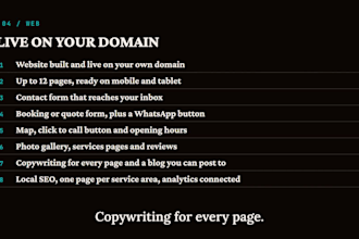 build a modern responsive website for your local business