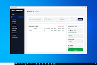 build a custom pos and inventory desktop app for your business