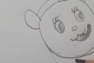 draw cute doodle, full color pastel drawing, object drawing