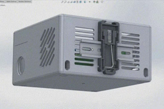 design custom din rail enclosure for pcb and electronics devices