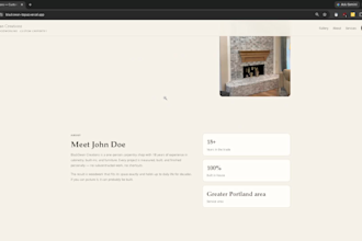 create a custom website