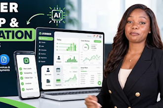 set up jobber CRM and ai automation for your business