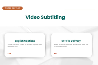 add accurate subtitles and captions to your video