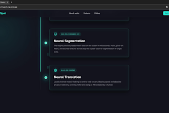 build a premium landing page with smooth scroll animations