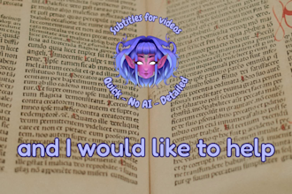 transcribe and edit subtitles on your video