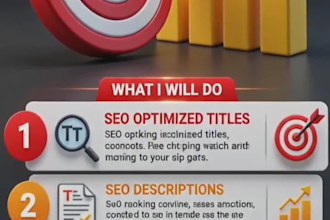 write SEO optimized youtube titles descriptions and tags