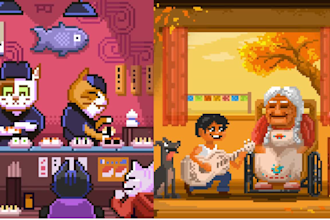 create pixel art lofi loop animations, retro game assets and animated gifs