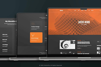 develop a responsive react website