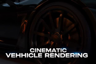 create photorealistic 3d car modeling and vehicle rendering
