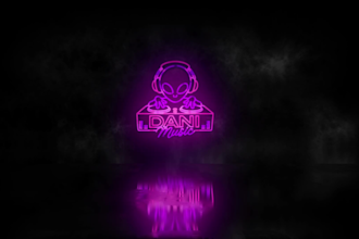 design 3d custom neon signs or logo with acrylic effect