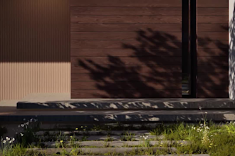 create high end architectural visualization and walkthrough