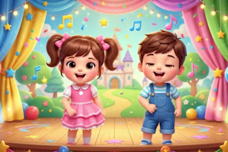 make fun 3d kids animation and cartoon animation for learning