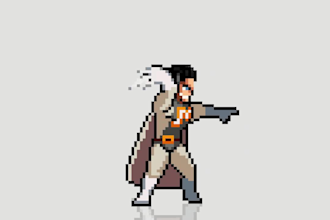 create pixel art character animation, pixel art sprite sheet, pixel game art