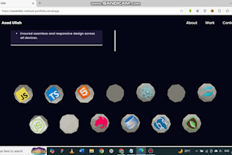 create portfolio website or personal portfolio website
