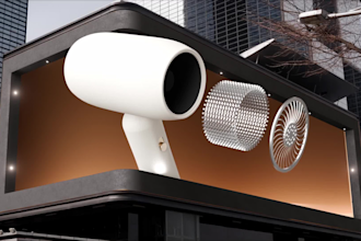 create 3d cgi anamorphic animation for 3d led billboard screens