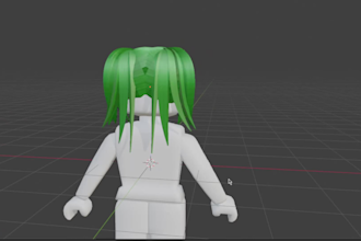 create custom 3d hair ugc for your roblox avatar