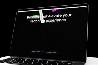 design a high end 3d framer website or landing page in framer