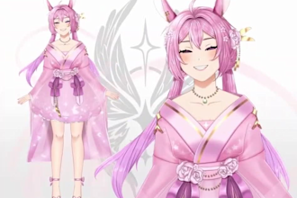 design vtuber model live2d model rigging vtuber model vtuber commission