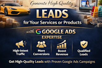 generate high quality leads for your services or products with google ads