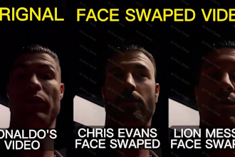 face swap ai video face swap face change face swap video photo manipulation