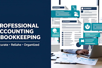 do bookkeeping, accounting in qbo xero zoho  excel report
