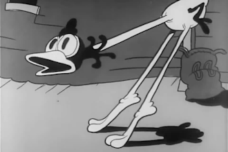 animate a 1930s rubberhose vintage cartoon animation for your brand