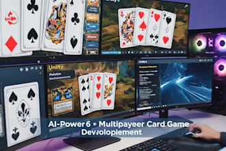 develop ai multiplayer card games, rummy, poker, teen patti, solitaire