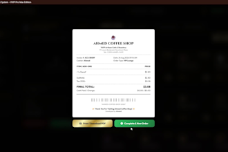 develop restaurant pos and ordering system